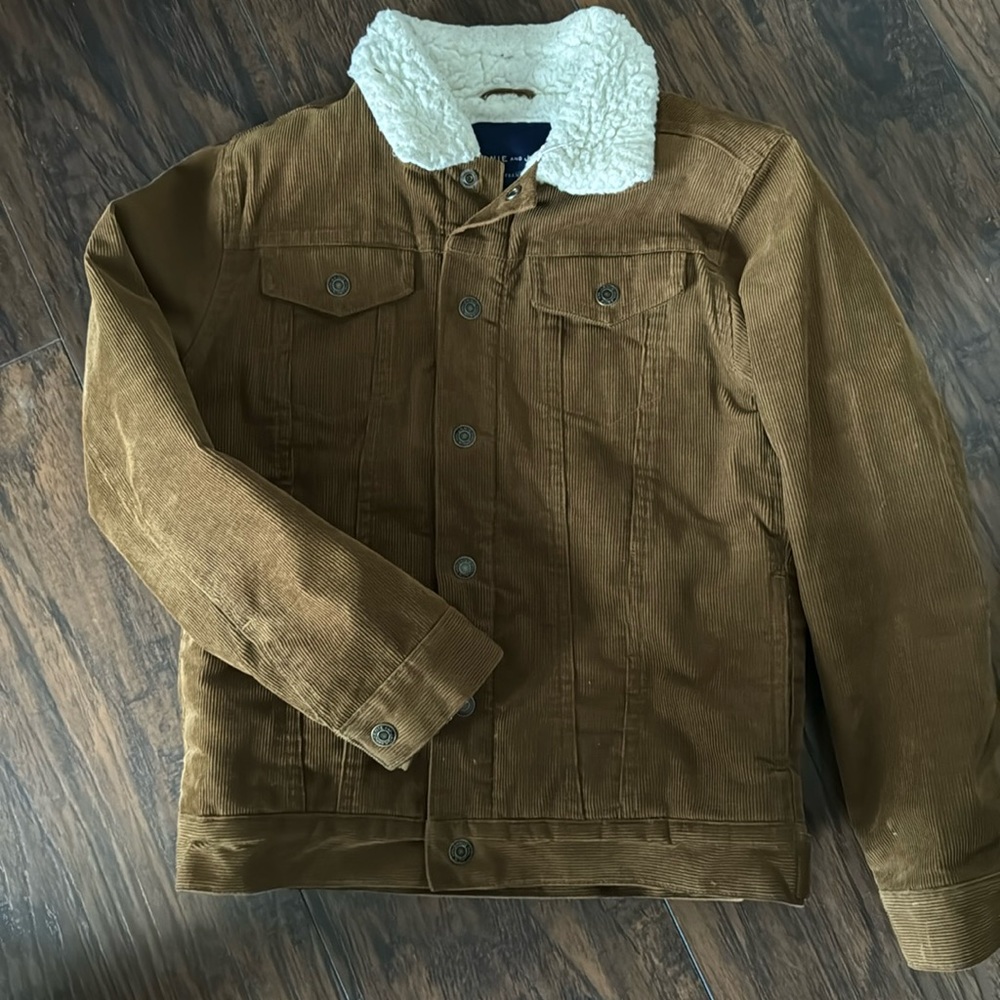 Janie and Jack Corduroy Sherpa jacket
